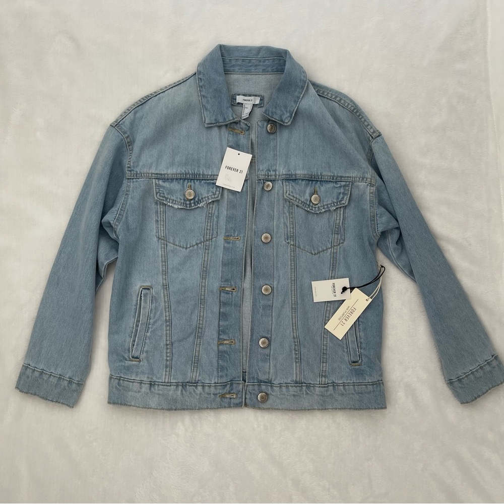 NWT Forever 21 Basic Denim Jacket